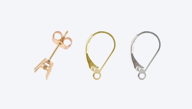 Earring Conversion, straight post, screw post, lever backs